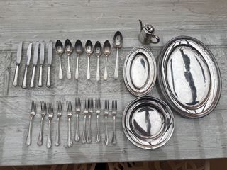 Posate in argento antico Christofle