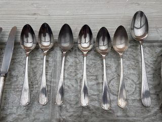 Posate in argento antico Christofle