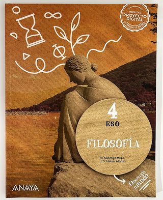 Filosofía 4 ESO ANAYA 9788414329054