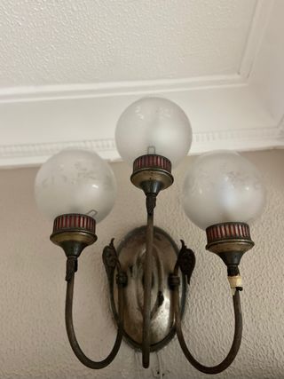 Aplique 3 luces - Vintage