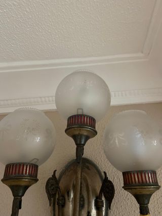 Aplique 3 luces - Vintage
