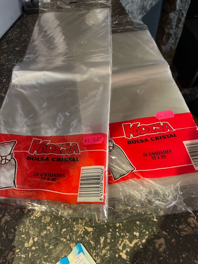 Bolsas plástico Kadisa 15x30/40