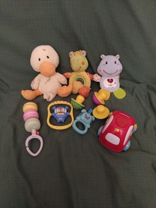 Lote juguetes bebé