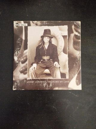 CD Single Janet Jackson - Because Of Love