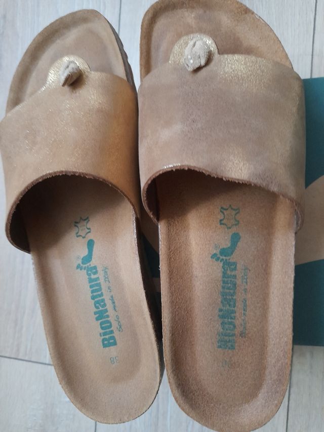 Sandali/ciabatta infradito Bionatura beige 38