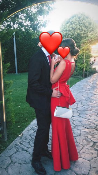 Vestido rojo fiesta 