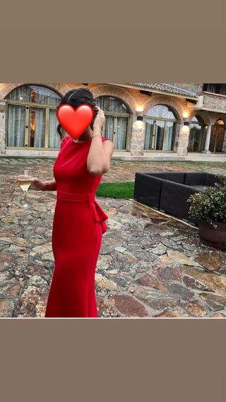 Vestido rojo fiesta 