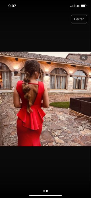 Vestido rojo fiesta 