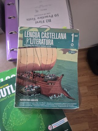 Libros 1° bachillerato lengua e inglés 