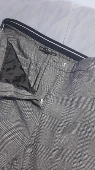 Pantalón Zara - M - Gris