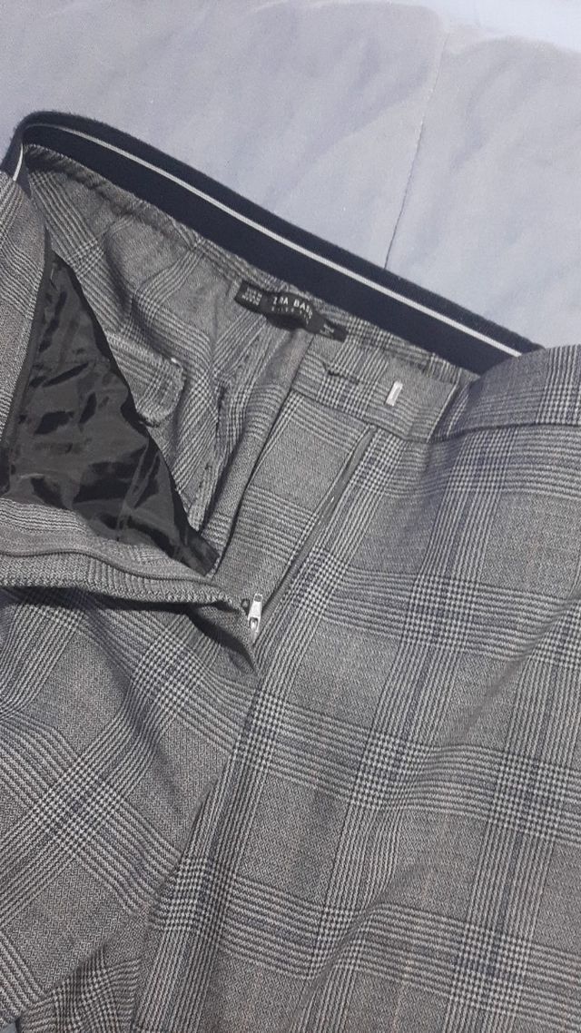 Pantalón Zara - M - Gris