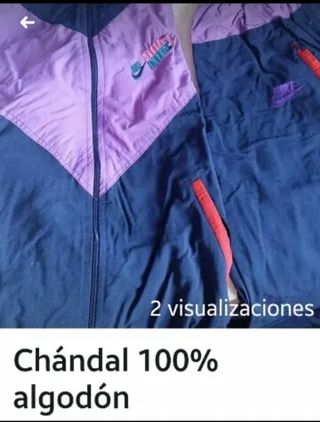 Chándal Nike azul y morado