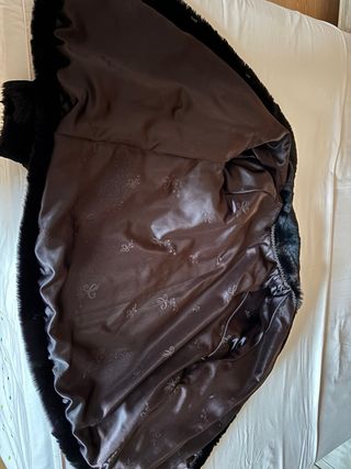 Chaquetón mouton negro