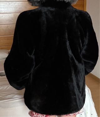 Chaquetón mouton negro