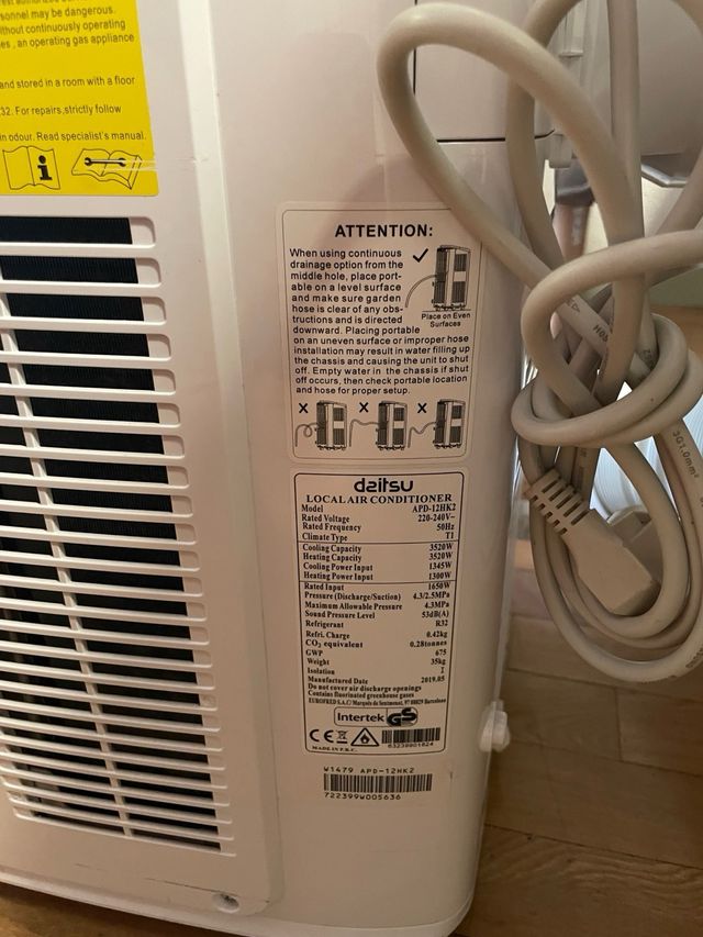 Aire acondicionado Daitsu portátil