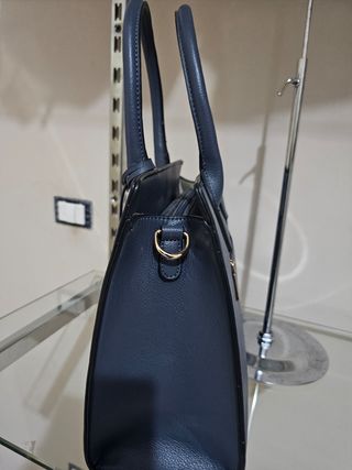 Borsa a mano blu nuova