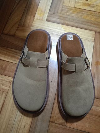 Zapatos de ante beige