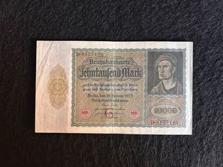 Billete 10000 Marcos Alemania 1922