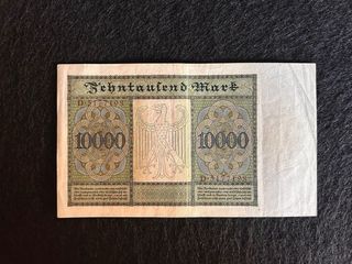 Billete 10000 Marcos Alemania 1922