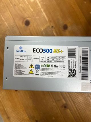 Fuente alimentación CoolBox ECO 500W 80+ Bronze