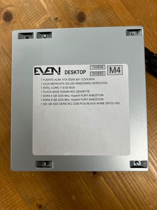 Fuente alimentación CoolBox ECO 500W 80+ Bronze
