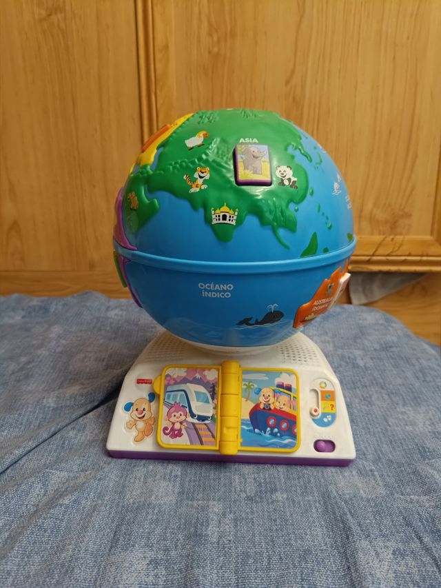 Globo terráqueo Fisher Price educativo