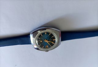 Relógio pulso feminino antigo de corda manual