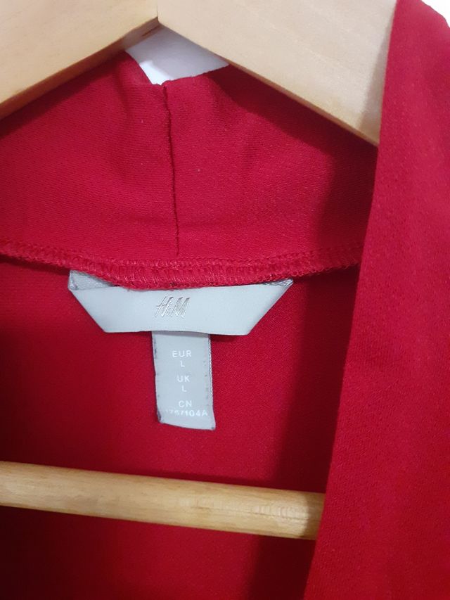 Blusa roja H&M - Talla L