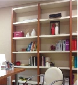 Estantería librería madera