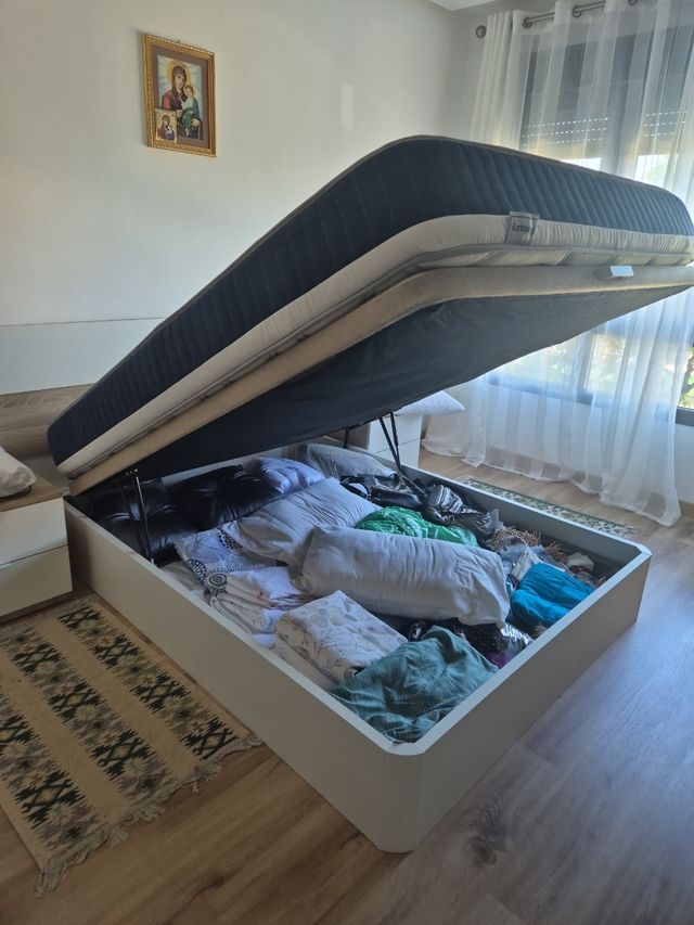 Canapé abatible con colchón