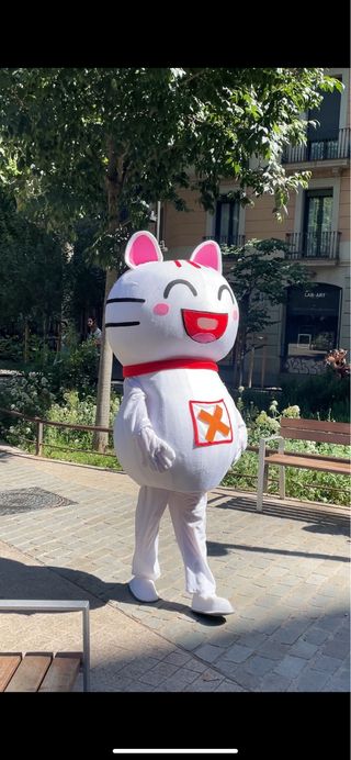 Disfraz Gato Maneki-neko XL