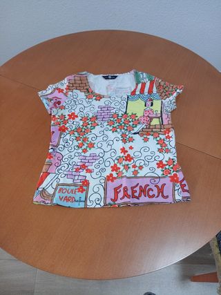 Camiseta estampada flores - T-shirt