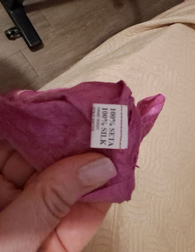 Sciarpa seta rosa - Pashmina