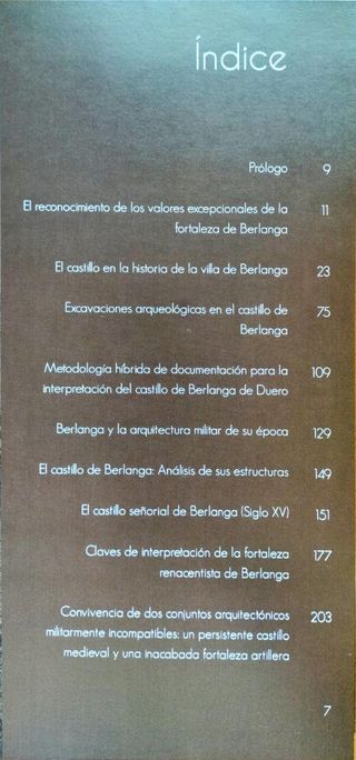 LIBRO El castillo de Berlanga siglos de historia..
