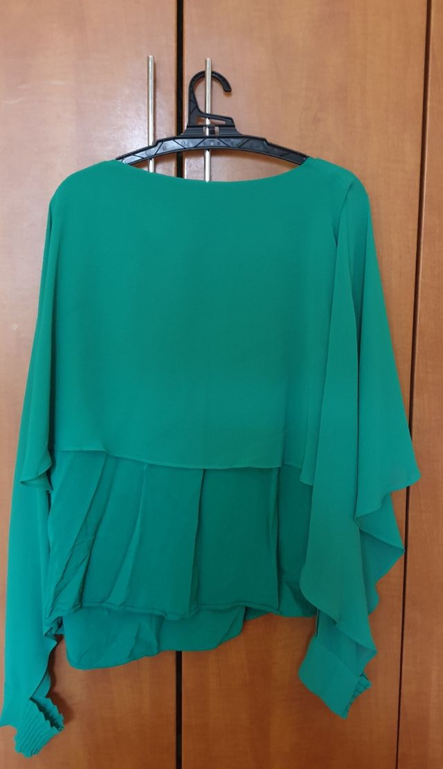 Blusa Zara Woman verde