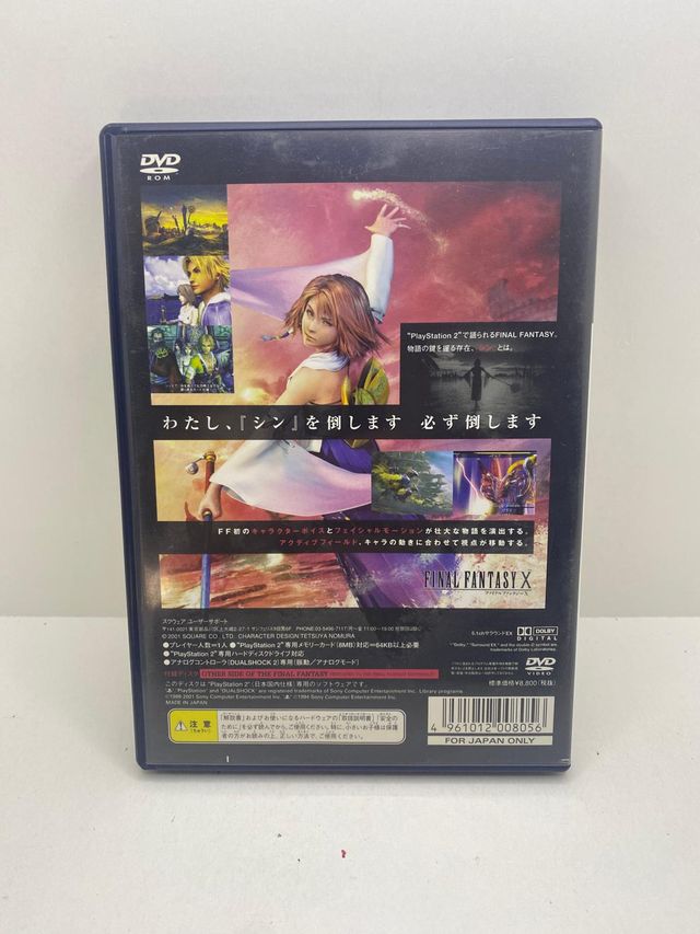 Final Fantasy X PS2 JAP