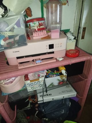 Impresora Canon Pixma rosa