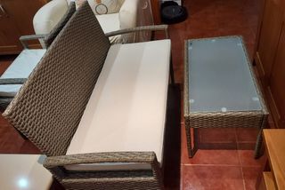 Conjunto de muebles balcón