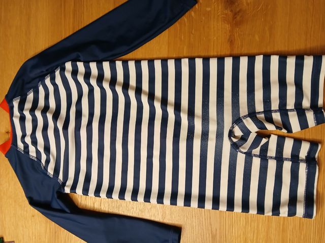 Bañador rayas niño - Azul/Blanco