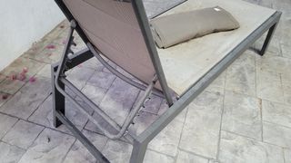 2 Tumbonas jardín - Gris oscuro