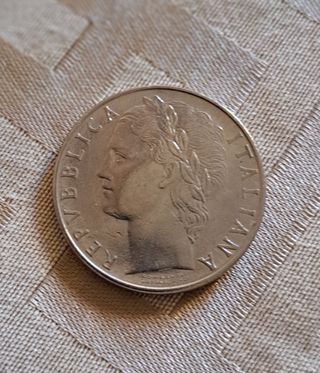 L.100 Italia 1975 - Moneta