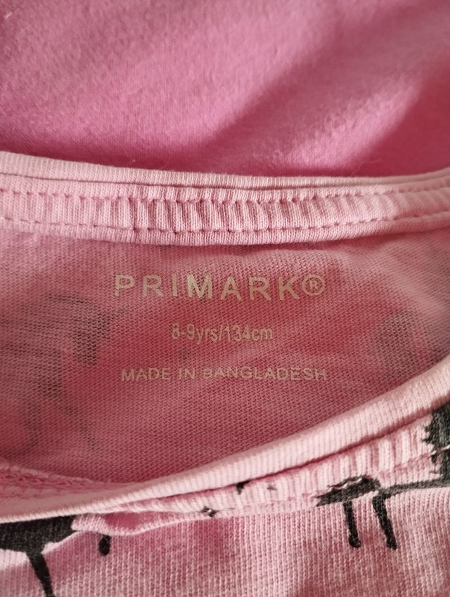 Conjunto niña Primark: camiseta+shorts