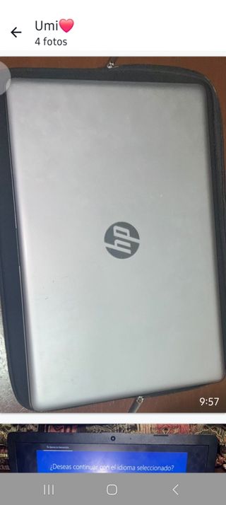 Portátil HP Gris Plata