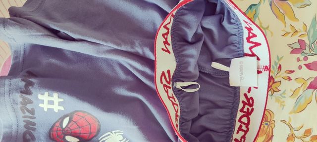 Pijama Spiderman niño - algodón Marca Marvel.