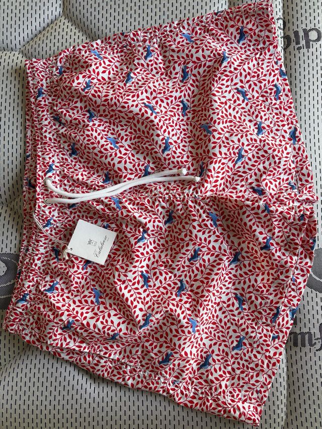 Bañador Calabrese L - Rojo y Azul