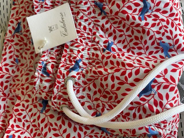 Bañador Calabrese L - Rojo y Azul