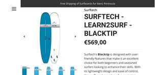 Tabla de surf   Learn2Surf 9” Sin estrenar.  Javea