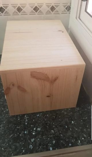 Mueble microondas madera