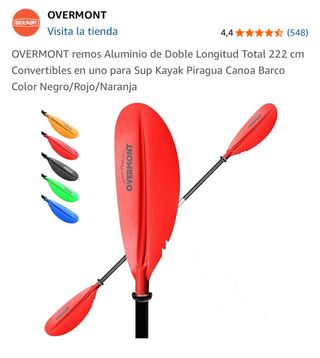 Remo Kayak Sup Piragua Canoa OVERMONT