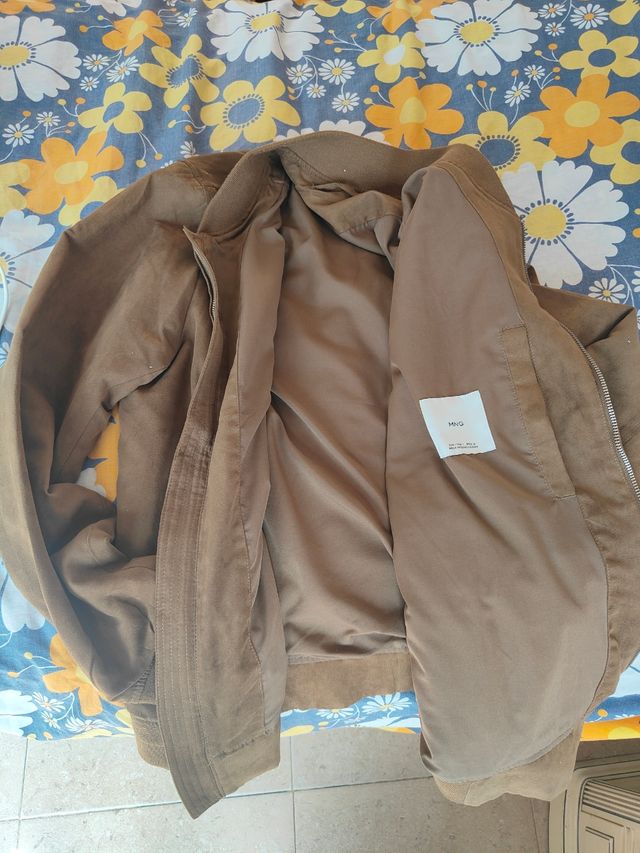 Chaqueta fina marrón hombre